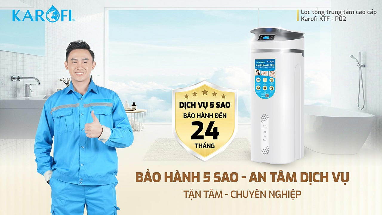 Lọc tổng trung tâm cao cấp Karofi KTF-P02